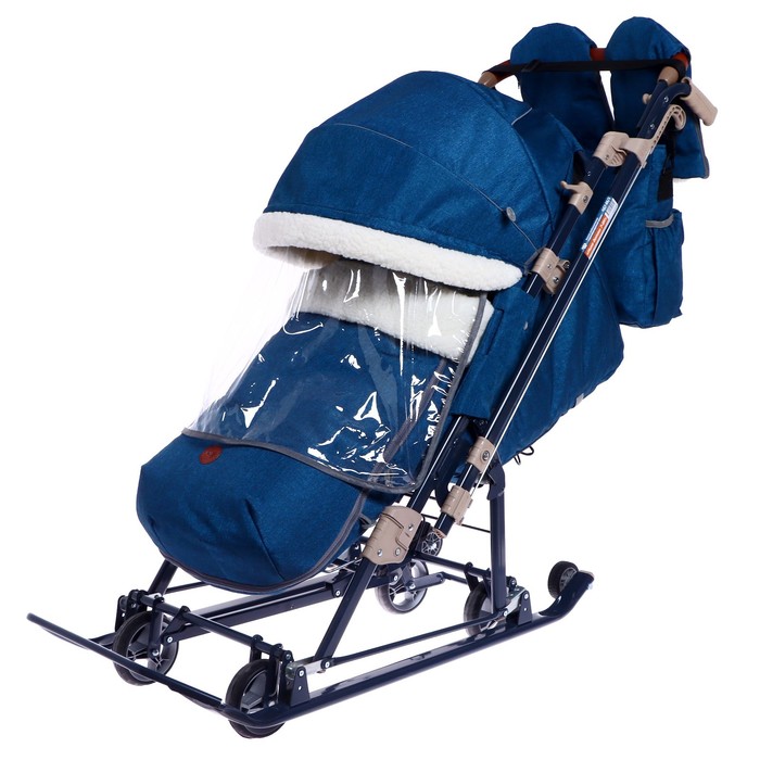 Санки-коляска «Ника Детям НД7-8 меланж», цвет синий
Санки-коляска «Ника Детям НД7-8 меланж», цвет синий