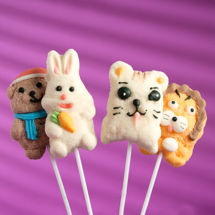 Зефир на палочке «Зверюшки-Зефирюшки», 20 г
Зефир на палочке «Зверюшки-Зефирюшки», 20 г