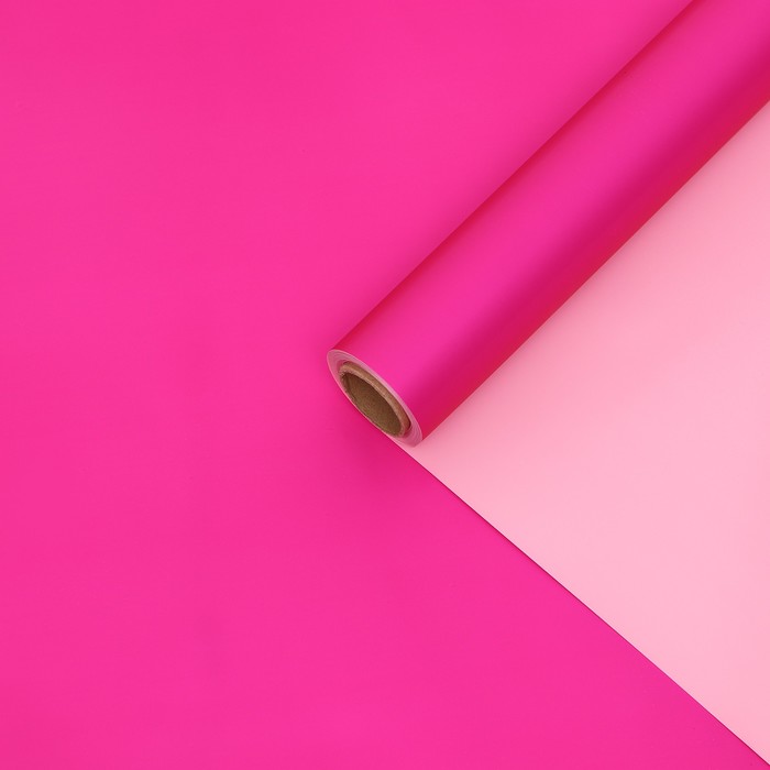 Пленка матовая, двусторонняя, розовый-фуксия, 0,58 х 10 м
Пленка матовая, двусторонняя, розовый-фуксия, 0,58 х 10 м
