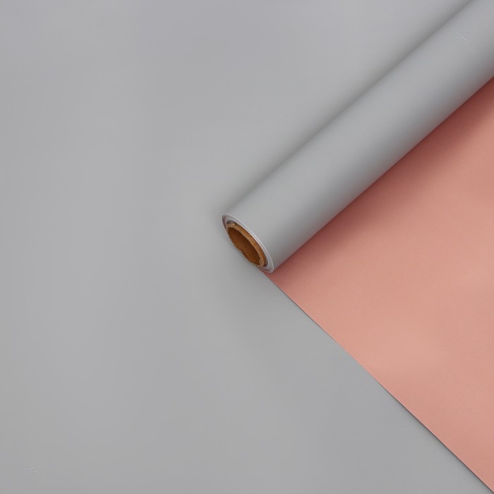 Пленка матовая, двусторонняя, розовое золото светло-серый, 0,58 х 10 м
Пленка матовая, двусторонняя, розовое золото светло-серый, 0,58 х 10 м