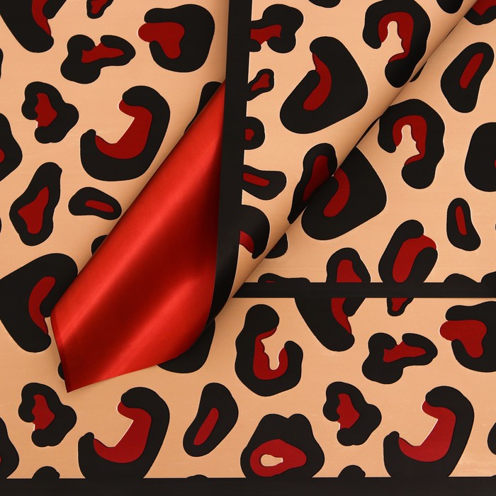 Пленка матовая, двусторонняя, "Леопард", бордовая, 0,58 х 0,58 м
Пленка матовая, двусторонняя, "Леопард", бордовая, 0,58 х 0,58 м