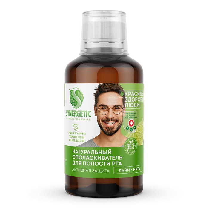 Ополаскиватель для полости рта Synergetic активная защита, 200 мл
Ополаскиватель для полости рта Synergetic активная защита, 200 мл