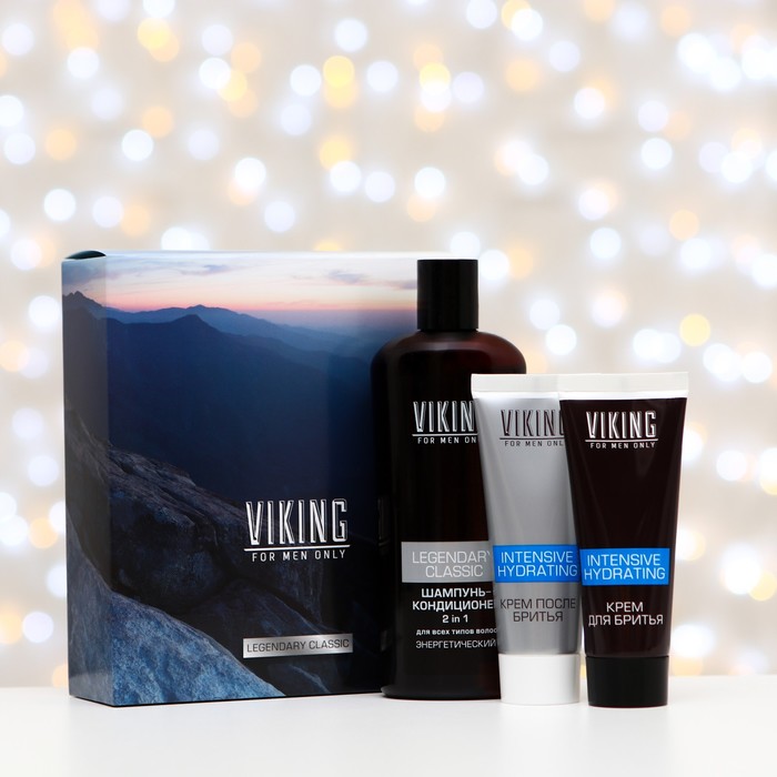 Подарочный набор Viking : шампунь 2 в 1, 300 мл + крем для бритья, 75 мл + крем после бритья, 75 мл
Подарочный набор Viking : шампунь 2 в 1, 300 мл + крем для бритья, 75 мл + крем после бритья, 75 мл