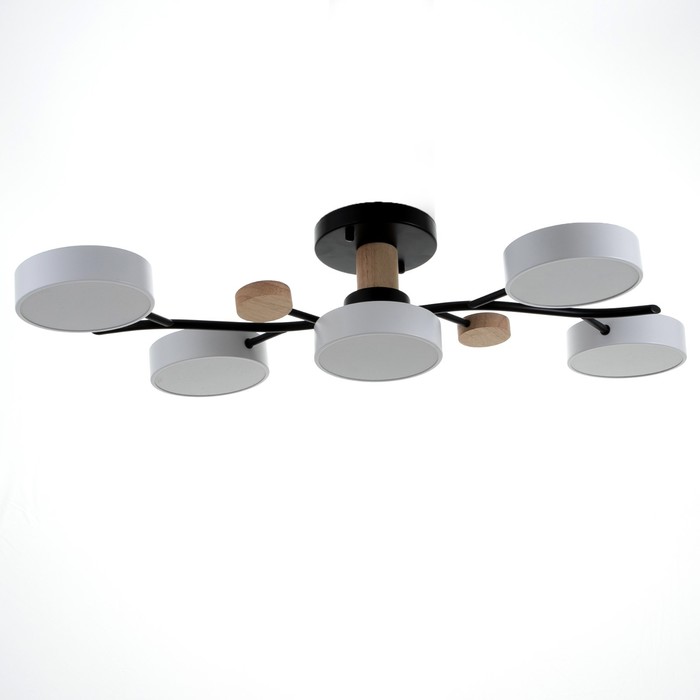 Люстра 1316/5WT LED 120Вт 3000-6000К белый 55х73х15 см
Люстра 1316/5WT LED 120Вт 3000-6000К белый 55х73х15 см