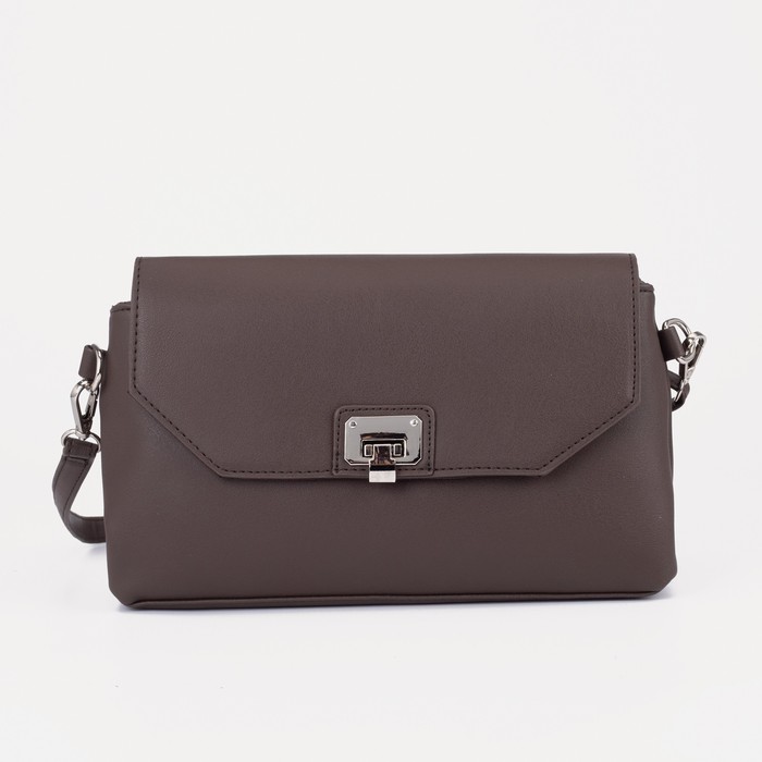 Сумка-мессенджер на клапане, наружный карман, длинный ремень, цвет коричневый
Сумка-мессенджер на клапане, наружный карман, длинный ремень, цвет коричневый