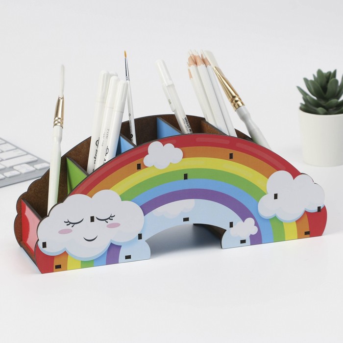 Органайзер настольный "Радуга" 275х110х74 мм
Органайзер настольный "Радуга" 275х110х74 мм