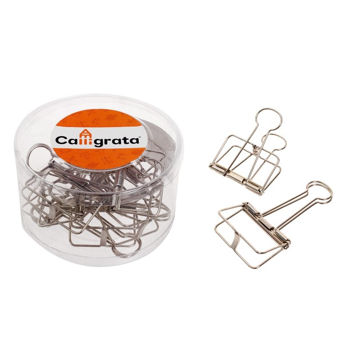 Набор зажимов для бумаг 10 штук, 51 мм, серебристые
Набор зажимов для бумаг 10 штук, 51 мм, серебристые