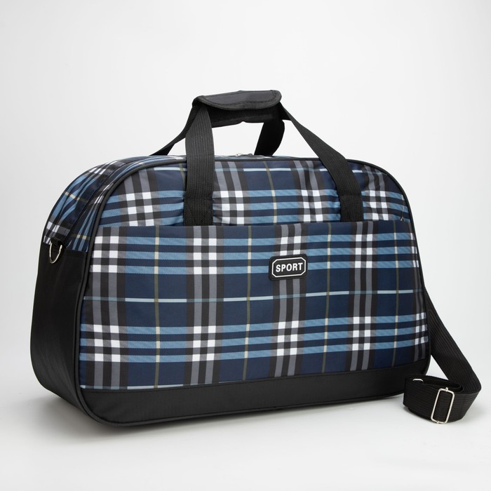 Сумка дорожная на молнии, наружный карман, длинный ремень, цвет чёрный/синий
Сумка дорожная на молнии, наружный карман, длинный ремень, цвет чёрный/синий