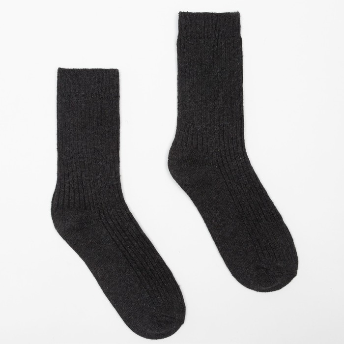 Носки мужские шерстяные, цвет тёмно-серый, р-р 39-44
Носки мужские шерстяные, цвет тёмно-серый, р-р 39-44