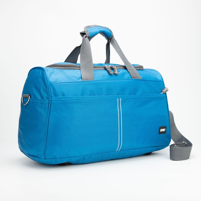 Сумка спортивная, отдел на молнии, 3 наружных кармана, длинный ремень, цвет голубой
Сумка спортивная, отдел на молнии, 3 наружных кармана, длинный ремень, цвет голубой