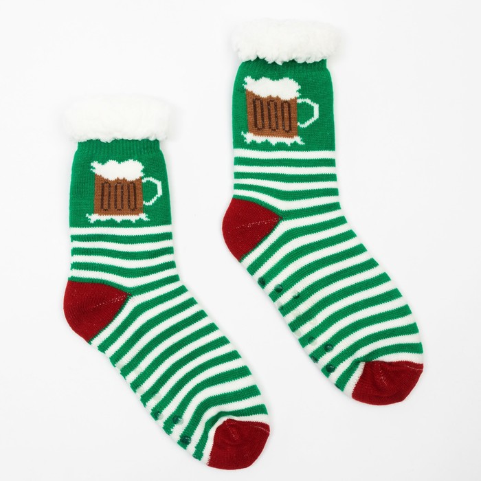 Носки мужские с мехом, цвет зелёный, р-р 27-29 (р-р обуви 39-44
Носки мужские с мехом, цвет зелёный, р-р 27-29 (р-р обуви 39-44