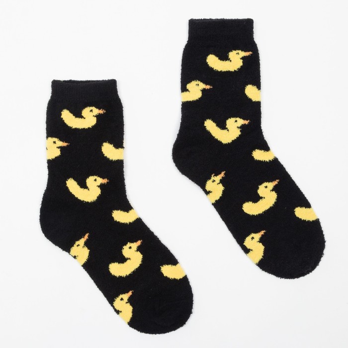 Носки женские махровые "Утки", цвет черный, размер 36-40
Носки женские махровые "Утки", цвет черный, размер 36-40