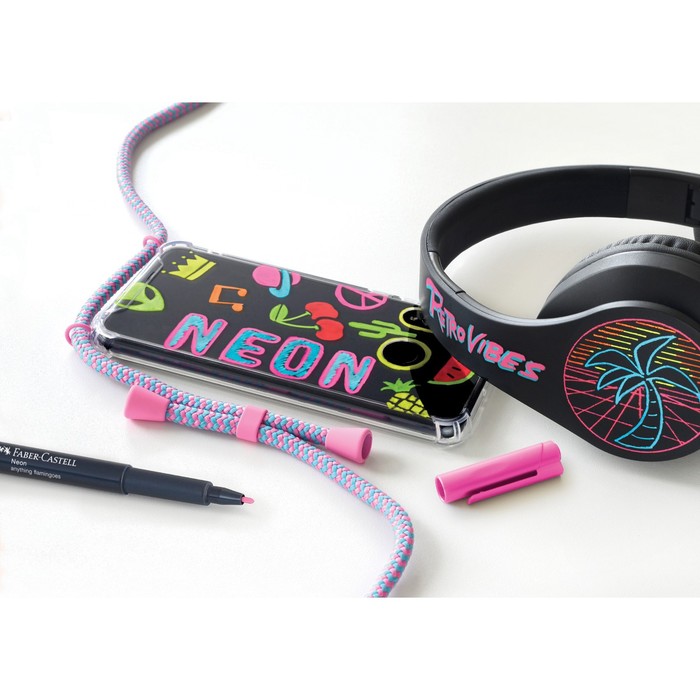 Набор маркеров для декорирования Faber-Castell "Neon", 6 цветов, пулевидный, 1,5 мм, картон, европодвес
Набор маркеров для декорирования Faber-Castell "Neon", 6 цветов, пулевидный, 1,5 мм, картон, европодвес