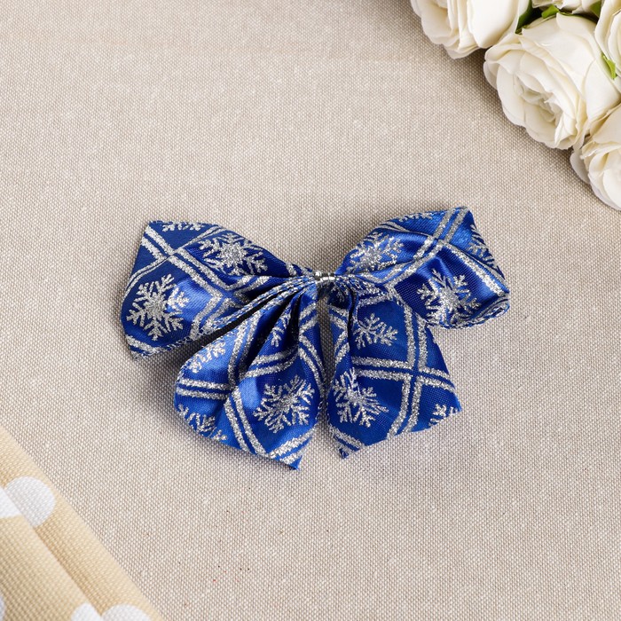 Бант праздничный "Сказка", синий, 14 х 10 см
Бант праздничный "Сказка", синий, 14 х 10 см