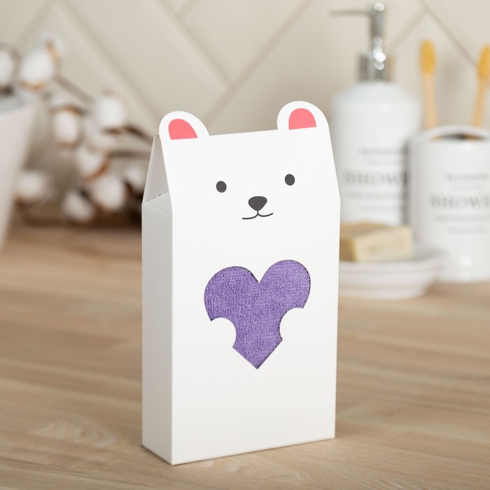 Полотенце подарочное Экономь и Я "Мишка" 30*60 см, цв.сиреневый, 100% хл, 320 г/м2
Полотенце подарочное Экономь и Я "Мишка" 30*60 см, цв.сиреневый, 100% хл, 320 г/м2