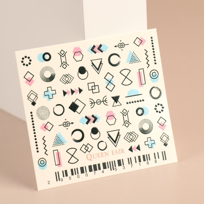 Слайдер-дизайн для ногтей «Geometrical»
Слайдер-дизайн для ногтей «Geometrical»