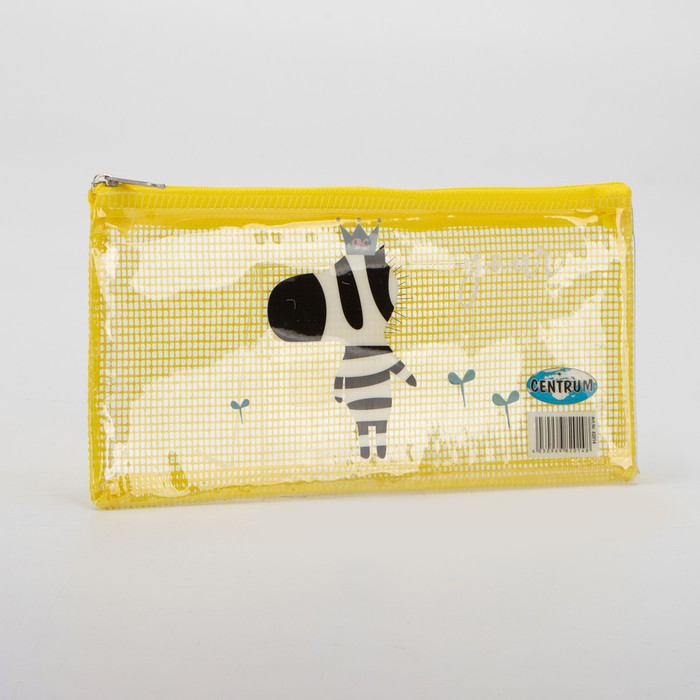 Косметичка на молнии, цвет жёлтый
Косметичка на молнии, цвет жёлтый