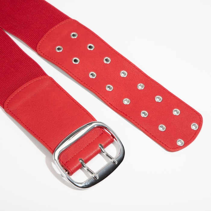 Ремень женский, резинка, XS-L, ширина 7,5 см, цвет красный
Ремень женский, резинка, XS-L, ширина 7,5 см, цвет красный