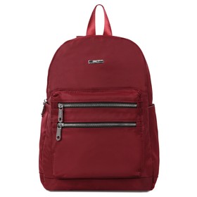 1027 Рюкзак, отдел на молнии, цвет бордовый 12х27х38см 
1027 Рюкзак, отдел на молнии, цвет бордовый 12х27х38см