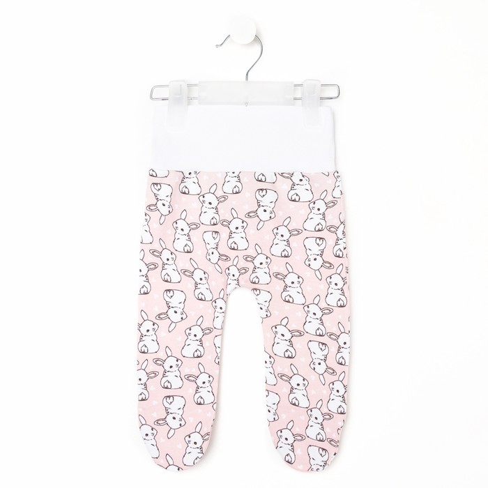 Ползунки детские НАЧЁС, цвет розовый/рис. зайки, рост 74 см 
Ползунки детские НАЧЁС, цвет розовый/рис. зайки, рост 74 см