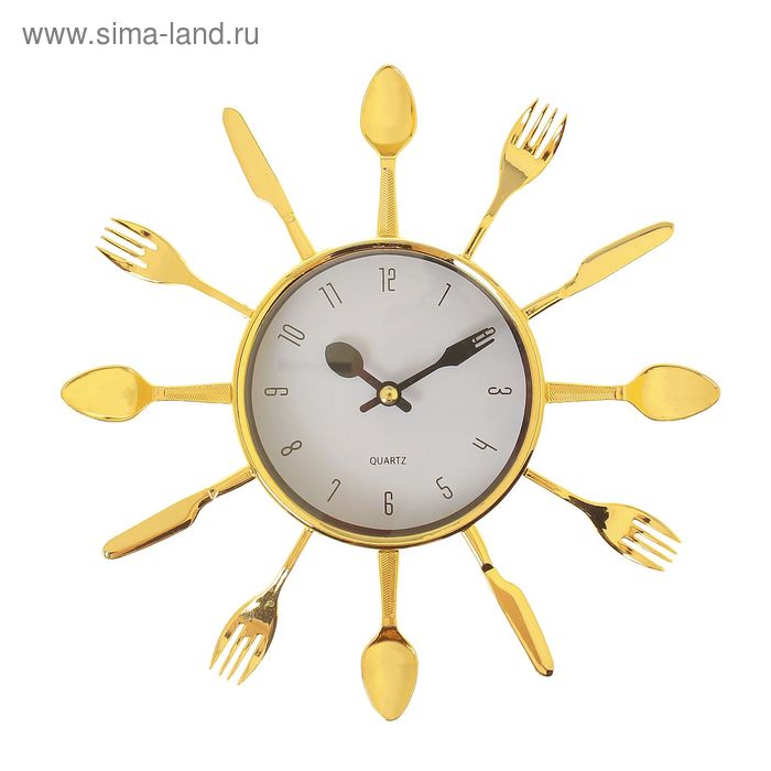 Часы настенные, серия: Кухня, "Вилки, ложки, поварешки", плавный ход, d=25 см
Часы настенные, серия: Кухня, "Вилки, ложки, поварешки", плавный ход, d=25 см