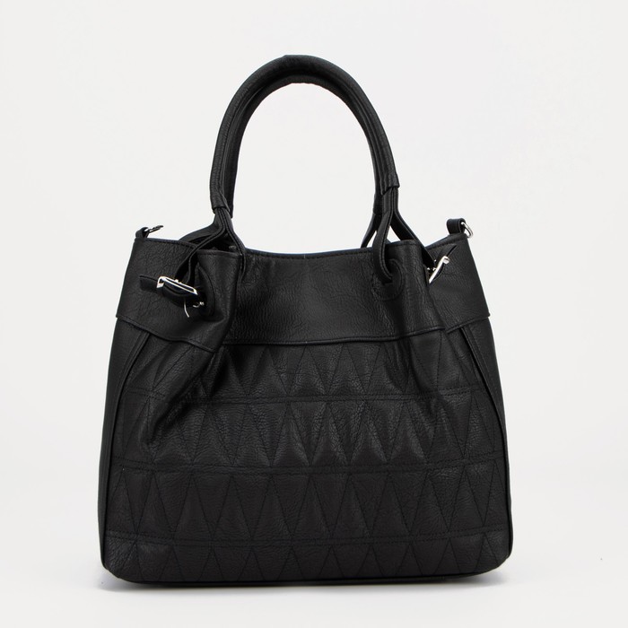 Сумка-тоут на молнии, цвет чёрный
Сумка-тоут на молнии, цвет чёрный