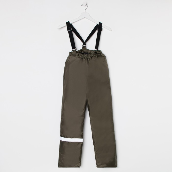 Брюки детские утеплённые, цвет хаки, рост 122 см
Брюки детские утеплённые, цвет хаки, рост 122 см