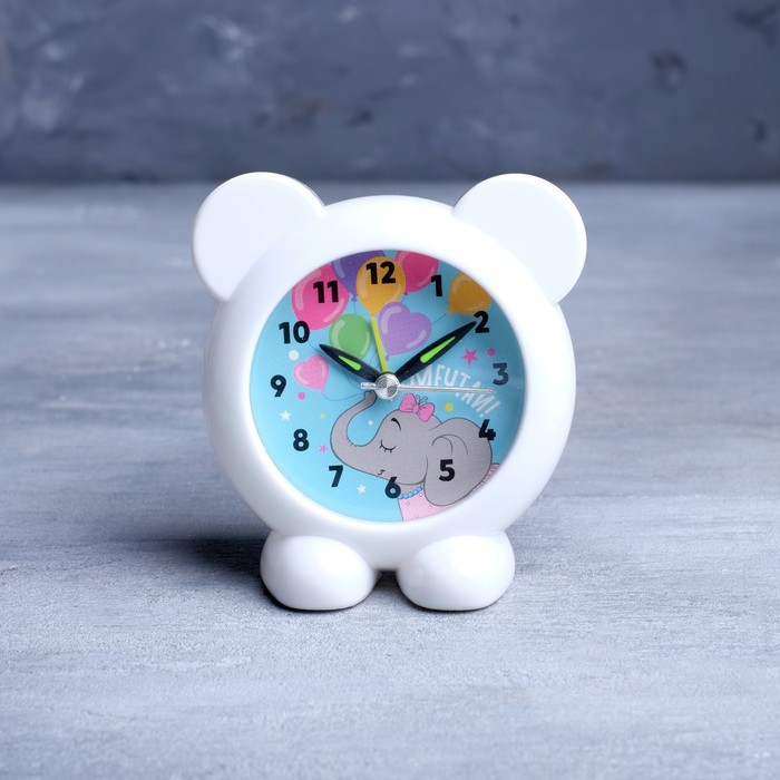 Будильник с ушками «Мечтай» белый 9 х 10.5 см
Будильник с ушками «Мечтай» белый 9 х 10.5 см