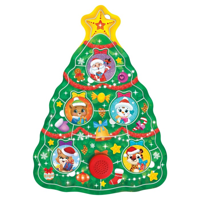 Пазл деревянный музыкальный «Украшаем ёлочку»
Пазл деревянный музыкальный «Украшаем ёлочку»