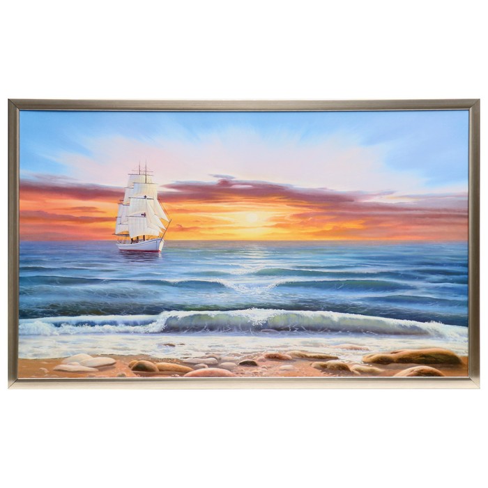 Картина "На закате" 60х100(65х105) см
Картина "На закате" 60х100(65х105) см