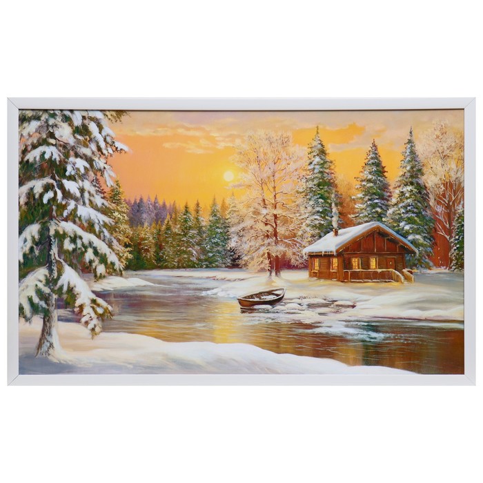 Картина "Домик зимой" 60х100(65х105) см
Картина "Домик зимой" 60х100(65х105) см