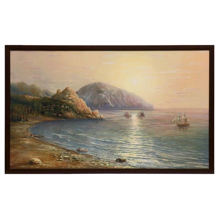 Картина "Морской закат" 60х100(65х105) см
Картина "Морской закат" 60х100(65х105) см