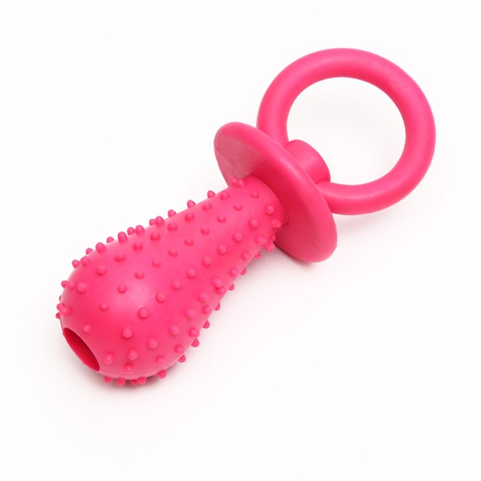 Игрушка жевательная "Соска", TPR, 10 х 3 см, розовая
Игрушка жевательная "Соска", TPR, 10 х 3 см, розовая