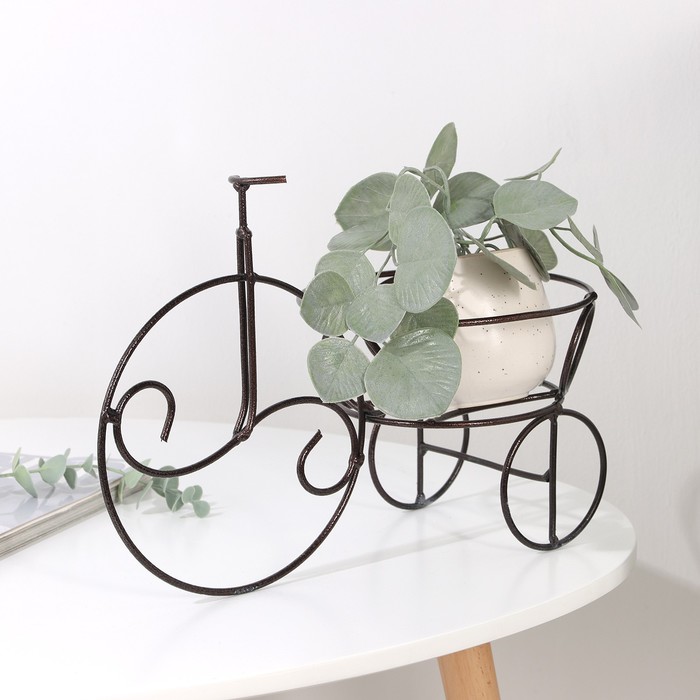 Подставка для цветов «Велосипед», d=17 см, цвет чёрный
Подставка для цветов «Велосипед», d=17 см, цвет чёрный
