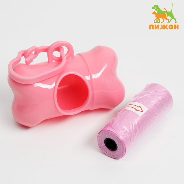 Контейнер-косточка с мешками для уборки (рулон 15 пакетов 29х21 см), розовый
Контейнер-косточка с мешками для уборки (рулон 15 пакетов 29х21 см), розовый