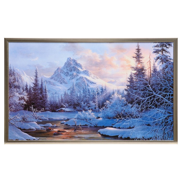 Картина "Зимний день" 60х100(65х105) см
Картина "Зимний день" 60х100(65х105) см