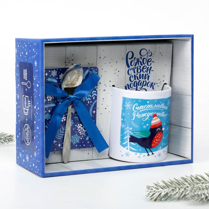 Подарочный набор «Светлого Рождества!»: кружка, ложка, 17 х 22 см
Подарочный набор «Светлого Рождества!»: кружка, ложка, 17 х 22 см