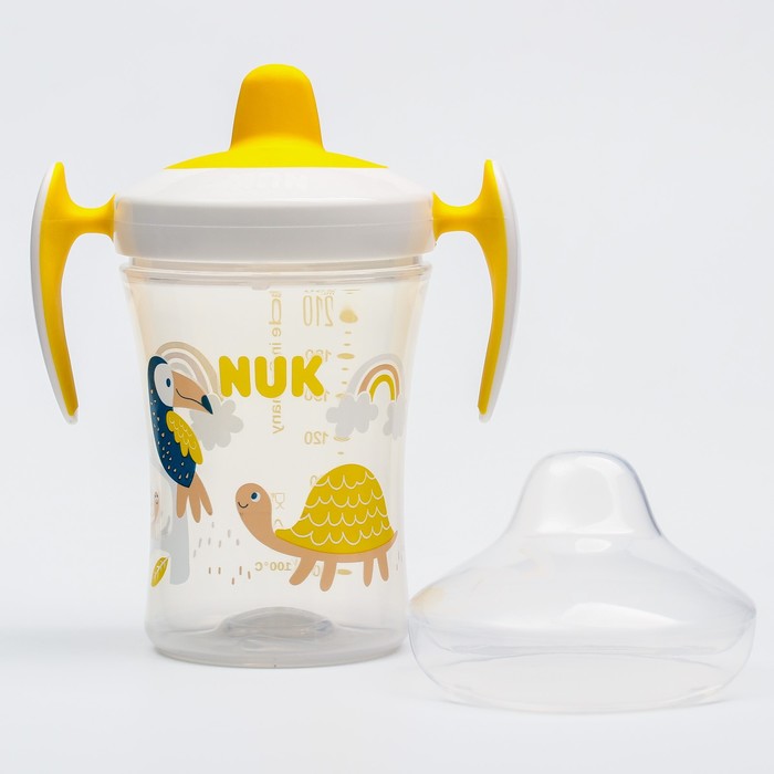 Поильник непроливайка с мягким носиком TRAINER, 230 мл., цвет желтый 
Поильник непроливайка с мягким носиком TRAINER, 230 мл., цвет желтый