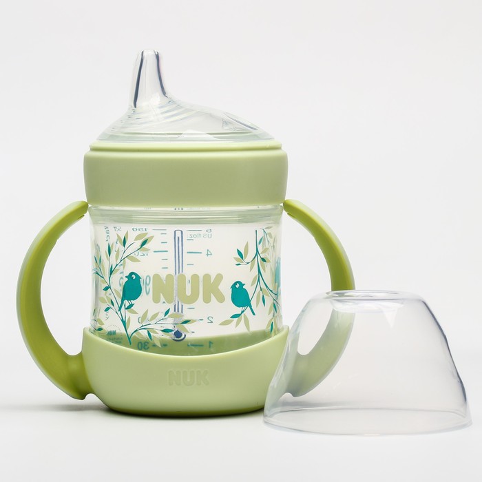 Поильник непроливайка с мягким носиком Nature Sense, с инд.темпер., 150 мл., цвет зеленый
Поильник непроливайка с мягким носиком Nature Sense, с инд.темпер., 150 мл., цвет зеленый