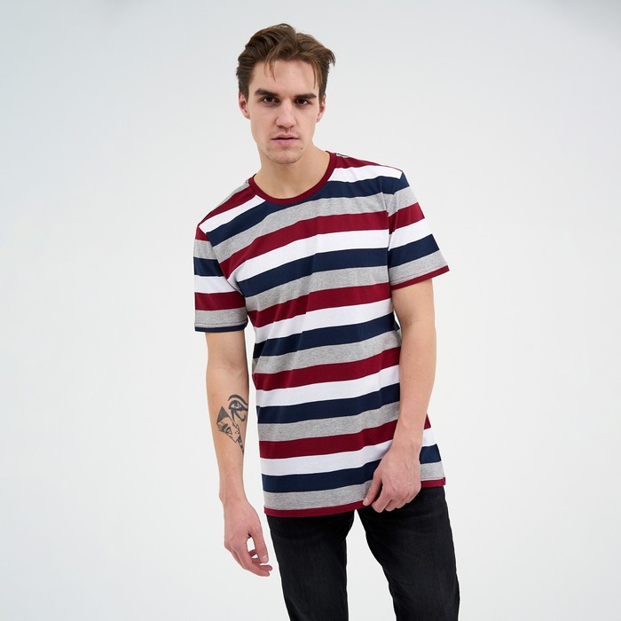 Футболка мужская, цвет бордовый, размер 50
Футболка мужская, цвет бордовый, размер 50