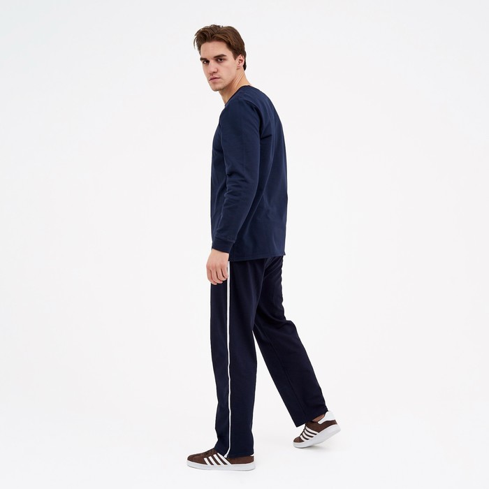 Брюки мужские, цвет тёмно-синий, размер 54 
Брюки мужские, цвет тёмно-синий, размер 54