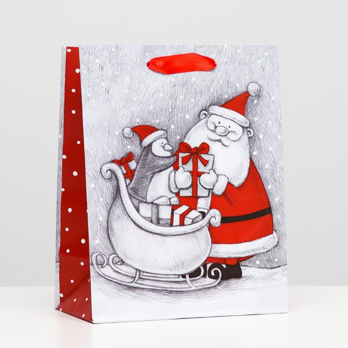 Пакет ламинированный "Пингвин и дед мороз" 18 х 23 х 10
Пакет ламинированный "Пингвин и дед мороз" 18 х 23 х 10