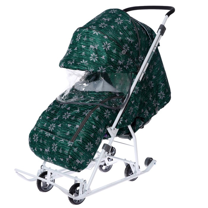 Санки-коляска «Умка 3-1 скандинавский», цвет зелёный
Санки-коляска «Умка 3-1 скандинавский», цвет зелёный