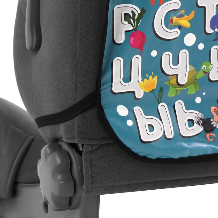 фото Накидка на сиденье автомобильное cartage веселые буквы, пвх, 60 х 45 см, европодвес
