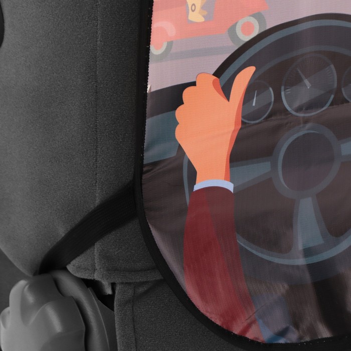 фото Накидка на сиденье автомобильное cartage водитель, пвх, 60 х 45 см, европодвес