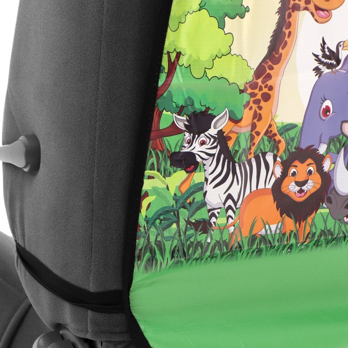 фото Накидка на сиденье автомобильное cartage зоопарк, пвх, 60 х 45 см, европодвес