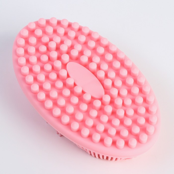 Губка для тела силиконовая, цвет розовый
Губка для тела силиконовая, цвет розовый