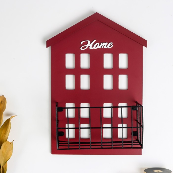 Декор настенный с полочкой дерево "Домик" бордо 31х9,4х22,2 см
Декор настенный с полочкой дерево "Домик" бордо 31х9,4х22,2 см