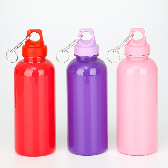 Бутылка для воды 650 мл, спортивная, туристическая, с карабином, 7х22 см, микс
Бутылка для воды 650 мл, спортивная, туристическая, с карабином, 7х22 см, микс