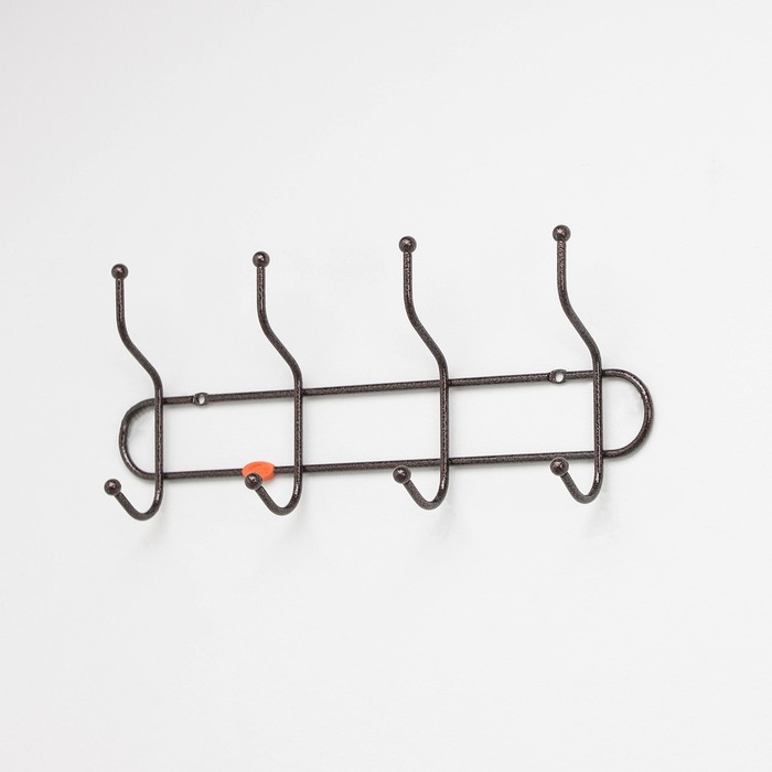 Вешалка настенная «Дружба», 4 крючка, цвет медный антик 
Вешалка настенная «Дружба», 4 крючка, цвет медный антик